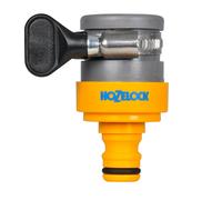 Hozelock Round Mixer Tap Hose Connector 14 - 18mm Indoor Outdoor Use 2176