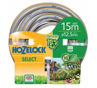 HOZELOCK - Select Hose 12.5mm x 15m, Braided Reinforcement, Hard-Wearing Garden Hose, Quality and Durability, Weather-Proof with UV and Frost