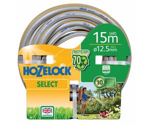 HOZELOCK - Select Hose 12.5mm x 15m, Braided Reinforcement, Hard-Wearing Garden Hose, Quality and Durability, Weather-Proof with UV and Frost