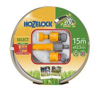 HOZELOCK - Select Hose 12.5mm x 15m Starter Set, Up To 70% Recycled PVC, Braided