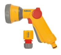 Hozelock Soft Touch Multispray Gun & Aquastop Connector