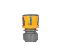 Hozelock Standard Hose End Connector (Pack Of 2) Grey/yellow (0.5In)