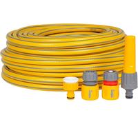 HOZELOCK Starter 50m Hose 12,5mm with Connectors and Spay Nozzle UV Resistant