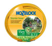 Hozelock Starter Garden Hose 12.5mm x 15 Metres Flexible Braided PVC 7215