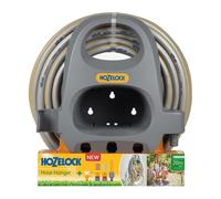 HOZELOCK - Starter Wall Hose Kit 20 m : Complete Kit with Fittings, Nozzle and 20 m Select Hose, with Optimized Storage Space, Ready for Use [2364 0000], Yellow & Grey