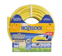 Hozelock Super Tricoflex Ultimate Hose, Yellow, 15 mm x 50 m