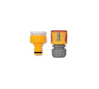 Hozelock Threaded Outdoor Tap Hose End Connector 2175 3/4" & 1/2" 2185 Waterstop