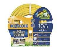 HOZELOCK - Ultimate Hose 12.5mm x 30m, Up To 70% Recycled PVC, Ultra-Light and Flexible, Re-Enforced PVC Layering, Anti-Twist and Anti-Crush