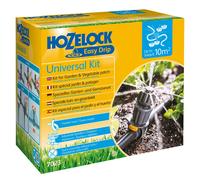 HOZELOCK - Universal Irrigation Kit : Ideal for Watering Borders, Flowerbeds and Vegetable Gardens, Easydrip Universal Drippers/sprinklers, Supplied