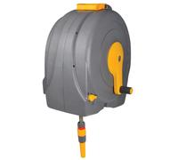 Hozelock Wall Mounted Fast Hose Reel 1/2" / 12.5mm 40m Grey & Yellow