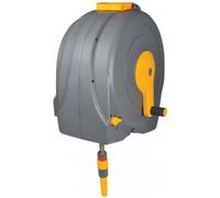 Hozelock Wall Mounted Fast Hose Reel 1/2" / 12.5mm 40m Grey & Yellow