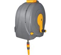 Hozelock Wall Mounted Fast Hose Reel 1/2" / 12.5mm 40m Grey & Yellow