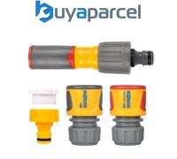 Hozelock Watering Starter Nozzle Connector Set Soft Touch End Water Stop