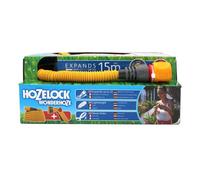 Hozelock Wonderhoze 15m with Multi Spray Watering Gun HOZ100101259