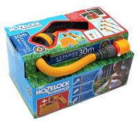HOZELOCK - Wonderhoze Expanding Hose 30m : Flexible Hose, Stretches up to 3X Original Length | with 2 Aquastop Fittings and Multispray Gun: Ready to Use