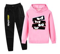 HozenFly Kids Tracksuit Boys Girls Sweatshirt and Pants 2pcs Set Hoodie Clothing Children Casual Outfits Jumper Pink 4, 5 years