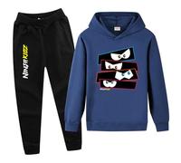 HozenFly Kids Tracksuit Boys Girls Sweatshirt and Pants 2pcs Set Hoodie Clothing Children Casual Outfits Jumper Royal blue 4, 5 years