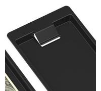 HOZEON 10 Pack Restaurant Check Holder Presenters, Black Plastic Tip Trays, Guest Receipt Holder for Bars, Hotels, Dining Business, Holds Cash, Credit Cards, Bills, Waitress Tip Tray