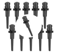 HOZEON Heavy Duty Plug Shims, 10 PCS 9/16 Inch Feather Shims, Alloy Steel Blade, Stone Splitter Hand Tools