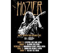 Hozier UK Tour 2023 A4 Print Poster Wall Art Home Decor Album Gift Present Photo Living Room Dining Room Bedroom Hall Loft Office Unframed