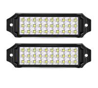 HOZILIFE Flush Mount LED Pod Lights, 2PCS 40W Bumper Light Spot Backup Reverse Lights Off-Road Driving Fog Work Lighting 6 Inch LED Light Bar for Truck ATV UTV Boat (White)