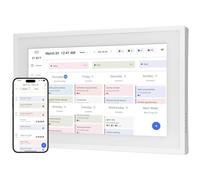 HoziRes Digital Calendar, 10.1 Inch Electronic Calendar & Smart Chore Chart, 2025 Family Planner Full HD Touchscreen Display for Home Organization, 32GB Memory Sync Schedules & Share Moments via App