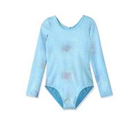 HOZIY Leotards for Toddler Girls Gymnastics 2t 3t Long Sleeve Light Blue Sparkle Dance Bodysuits, Long Sleeve-sky Blue, 2-3 Years