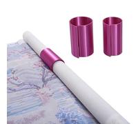 HOZOE Diamond Painting Canvas Roll Holder,Fixed Scroll Anti-Roll Bracket,Diamond Scroll Ring Storage Tool,Diamond Painting Art Accessories,3D Printing,2-Pack (purple)