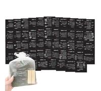 HOZZAVOX New 52 Scripture Cards Set with Pine Wood Stand & Organza Pouch, Bible Verse Cards for Daily Devotion & Family Faith Study
