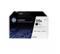 HP 05A 2-pack Black Original LaserJet Toner Cartridges