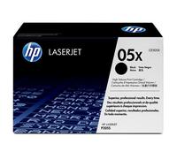 HP 05X High Yield Black Original LaserJet Toner Cartridge. Black toner page yield: 6500 pages Printing colours: Black Quantity per pack: 1 pc(s)