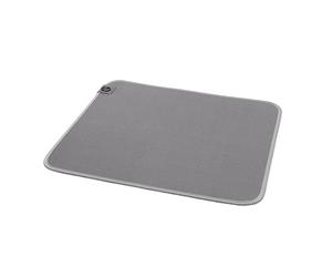 HP 100 Disinfectable Mouse Mat (Anti Slip Base, Anti-Wear Stitching, Splash Resistant, Silent Gliding), Grey