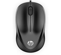 HP 1000 Black Wired USB Mouse 1200 dpi Optical Sensor 3 buttons & scroll wheel