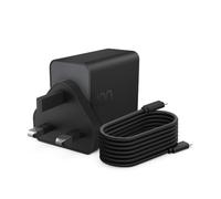 HP 100W USB-C GaN Wall Charger with 2m USB-C Cable - Black