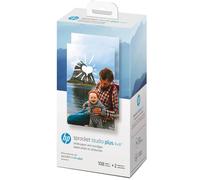 HP 108 Sheets - Sprocket Studio Plus 4x6 - 2 Paper Cartridges in White HP White