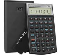 HP 10bII+ Financial Calculator - 100+ Functions for Business, Finance, Accounting, Statistics & Algebra - College & High School Calculator, Exam Approved for SAT, AP, PSAT - Includes Cleaning Cloth