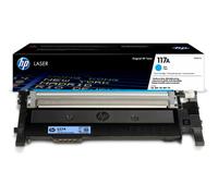 HP 117A Cyan Toner Cartridge W2071A Blue Genuine Original For Color Laser MFP