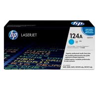 HP 124A Colour LaserJet original toner cartridge cyan standard capacity 2.000 pages 1-pack