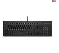 HP 125 UK QWERTY Wired Keyboard Black - Brand New In Box