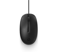 HP 125 3 Buttons Wheel Scrolling Ambidextrous Optical Wired Mouse