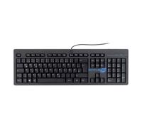 HP 125 Wired USB QWERTZ Keyboard, German Layout, Black, Standard