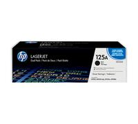 HP 125A Black Standard Capacity Toner Twinpack - CB540AD