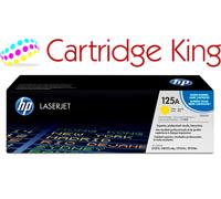 HP 125A Yellow Original LaserJet Toner Cartridge Page Yield 1400 (P/N CB542A)