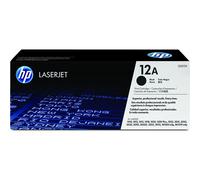 HP 12A Black Original LaserJet Toner Cartridge. Black toner page yield: 2000 pages Printing colours: Black Quantity per pack: 1 pc(s)