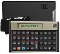 HP 12C Financial Calculator - Over 120 Functions: TVM, NPV, IRR, Amortization, Bond Calculator, Programmable Keys - RPN Desktop Calculator for Finance, Accounting, Real Estate - Case + Cloth