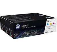 HP 131A Original Toner Cartridge U0SL1AM Cyan, Magenta, Yellow Pack of 3 Multipack