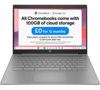 HP Chromebook 14a-ne1000na Intel Celeron N4500 4GB RAM 64GB eMMC 14" HD ChromeOS Laptop