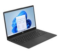 HP 14 Black Laptop Bundle (14" HD - Quad Core - 4GB - 128GB SSD - Intel UHD 655 - WI-FI - Webcam) + MS Office Software + Charger + 3 Year Laptop Warranty + Bag & Mouse