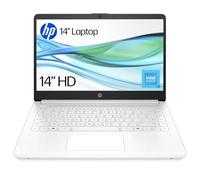 HP 14-dq6500na 14" HD Laptop, Intel N150 Quad-Core Processor, 4GB RAM, 128GB UFS Storage, Windows 11 Home, Wi-Fi 6, Snowflake White C17WCEA