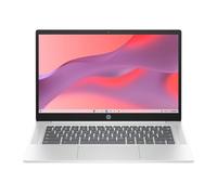 HP 14 inch Chromebook Laptop Computer, Intel N200 Processor, 4GB RAM, 128GB SSD, Glacier Silver